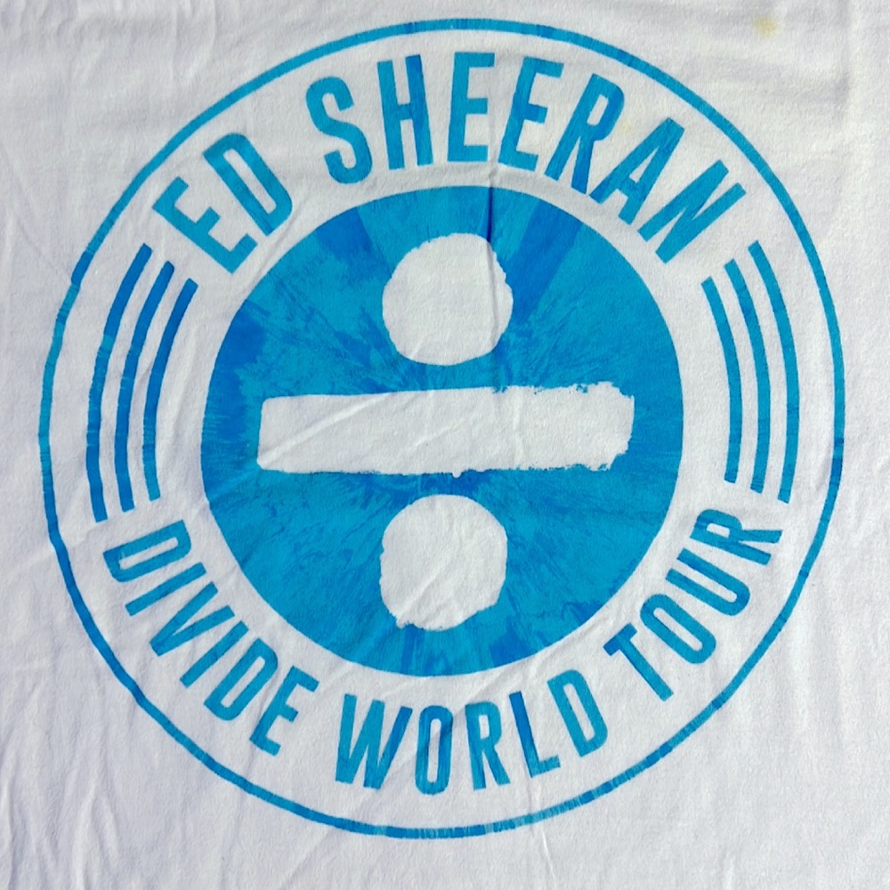 Ed Sheeran Divide world tour Tee Shirt